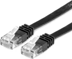VALUE tinklo kabelis RJ-45 (M) - RJ-45 (M) 1,5 m UTP CAT6 lietas, plok&scaron;čias, juodas (21.99.0964)