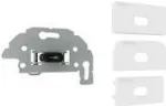 Kindermann Konnect Design Click plok&scaron;tės modulis Snap-In su USB Type-C, baltos spalvos RAL 9010