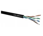 Tinklo kabelis Solarix SXKD-5E-UTP-PE UTP CAT5E 305 m juodas