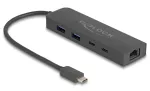 USB &scaron;akotuvas DeLOCK 10 Gbps su 2,5 Gigabit LAN ir PD 85 W