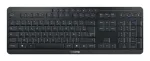 Cherry Stream ultimate pilno dydžio AZERTY klaviatūra, USB + RF belaidis + Bluetooth, žirkliniai jungikliai, LED foninis ap&scaron;vietimas, juoda