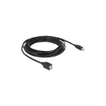 USB kabelis DeLOCK 83429 USB 2.0 5m USB B juodas