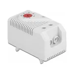 Termostatas DELOCK 66824, plastikinis korpusas, IP20, 30 W, 250 V, 10 A, 43&times;60&times;33 mm, pilkai raudonas