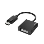 Hama 00200336 vaizdo kabelio adapteris DisplayPort &ndash; DVI-I juodas