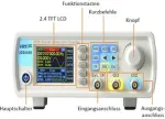 Joy-it JDS6600-LITE funkcijų generatorius, maitinamas i&scaron; tinklo, 15 MHz &ndash; 0,01 &micro;Hz, 2 kanalai, trikampis, stačiakampis, signalas, sinusas, Lorenco kreivė, savavali&scaron;ka, impulsas, triuk&scaron;mas (JDS6600-LITE)
