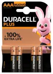 Duracell Plus 100 AAA &scaron;arminė baterija, 4 vnt.