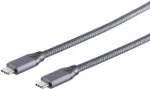 USB kabelis ShiverPeaks BS13-47030 2m USB 3.2 Gen 2 USB-C pilkas