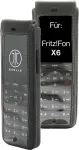 Odinė diržinė dėklė jt berlin, skirta AVM FRITZ!Fon X6 &ndash; juoda