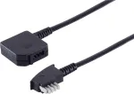 Telefono prailginimo laidas ShiverPeaks 70216-6/6 TAE N-ki&scaron;tukas &ndash; laidinis adapteris telefono įrenginiams prijungti