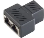 Jungtis Wire Connector S/CONN 08-01040 2 x RJ-45 Juoda