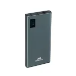 Ne&scaron;iojamas įkroviklis Rivacase VA1021 10000mAh, dvi USB i&scaron;vestys, LED indikatoriai, kompakti&scaron;kas