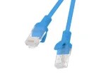 Lanberg PCU5-20CC-0025-B Cat.5e U/UTP komutacinis kabelis, 0,25 m, mėlynas, 10 vnt. paketas
