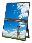 Verbatim Portable 15.6 inch FHD Dual Monitor Essentials, 39.6 cm (15.6 inch), LCD, 1920 x 1080 pikselių, Full HD, 16:9, 10 ms