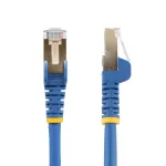 StarTech.com 0,50 m CAT6a eterneto kabelis - 10 Gigabit ekranuotas be užkabinimo RJ45 100W PoE jungiamasis laidas - 10GbE STP tinklo kabelis su įtempimo mažinimu - mėlynas, individualiai i&scaron;bandytas / laidų sujungimas UL sertifikuotas / TIA