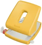 Leitz Cosy 2-ių skylių perforatorius, 30 lapų, geltonas, plastikinis, 137x131x109 mm