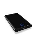 ICY BOX IB-273StU3 i&scaron;orinis HDD/SSD korpusas, juodas, 2,5 colio