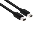 Club 3D CAC-1164 Mini DisplayPort 1.4 kabelis, HBR3, 8K60Hz, ki&scaron;tukas/ki&scaron;tukas, 2 m, juodas
