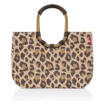 Reisenthel Loopshopper L Prekių krep&scaron;ys Leo Macchiato, 25L, ruda/ smėlio