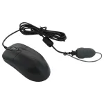 Seal Shield Silver Storm nepralaidi vandeniui laidinė optinė pelė, 3 mygtukai, USB, juoda