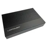 I&scaron;orinis HDD/SSD dėklas LC-Power LC-35U3-C 3.5 colio juodas USB Type-C 6 Gbit/s