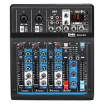 DNA Professional DNA MIX 4 EQ 4 kanalų analoginis garso mai&scaron;ytuvas su USB, MP3, Bluetooth