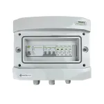EMITER Switchgear Attached AC Hermetic IP65 su apsauginiu skyriklio įtaisu AC Noark Type 2, 40A 3-fazių, RCD Type A 63A/300mA