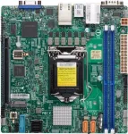 Pagrindinė plok&scaron;tė Supermicro MBD-X12STL-IF &ndash; Mini-ITX, LGA1200, Intel C252, DDR4, dvigubas Gigabit LAN, IPMI