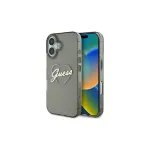Guess GUHCP16SHCHGSPK Kietasis dėklas, skirtas iPhone 16 6,1 inch IML Heart Black