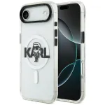 Karl Lagerfeld IML Karl Sketch Logo MagSafe Dėklas, skirtas iPhone Air, Skaidrus