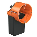 Kaiser Elektro ECON Flex hermetinė tu&scaron;čiavidurių sienų dėžutė oranžinė 68 mm