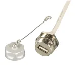 EFB Elektronik IP67 Panel Mount USB Socket, M20, USB 2.0, Female to Male, 0,5m
