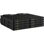 ICY DOCK ToughArmor MB998V4P-B 8-Bay U.2/U.3 NVMe SSD PCIe 4.0 Mobile Rack Enclosure for 5.25-Inch Bay (4 x SlimSAS 8i SFF-8654)