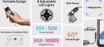 ULEFONE uSmart C01 Skaitmeninis mikroskopas 50x-1000x 2MP USB-C