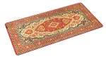 KRUX Space Carpel MAX pelių kilimėlis - 900x400x3 mm, mažos trinties audinys, neslystantis guminis pagrindas, susiūti kra&scaron;tai