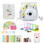 LOVEINSTANT 8-in-1 Accessory Bundle for Fujifilm Instax Mini 11 - Dried Chamomile Design
