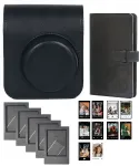 LOVEINSTANT 4-in-1 Accessory Bundle, Fujifilm Instax Mini 41 &ndash; juodas dėklas, albumas, rėmeliai ir lipdukai