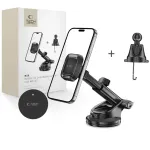 TECH-PROTECT N59 Magnetinis laikiklis automobiliui ant prietaisų skydelio ir ventiliacijos grotelių, juodas