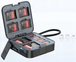 Ulanzi CRC10 Atminties Kortelių Dėklas 13 Lizdų + 3-in-1 Kortelių Skaitiklis 10 Gbps CFexpress Type A SD microSD