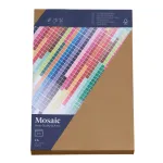 Artoz Papier Mosaic vokai DIN C6 be langelio, natūralūs, &scaron;lapiu lipduku, 20 vnt.