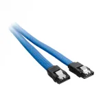 CableMod ModMesh SATA kabelis - Serial ATA 150/300/600 - SATA (M) į SATA (M) - 60 cm - &Scaron;viesiai mėlyna (CM-CAB-SATA-N60KLB-R)