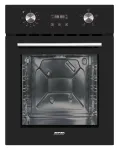 MPM MPM-45-BO-23C įmontuojama elektrinė orkaitė, 45 cm, 50 l, AQUA CLEAN, jutiklinis laikrodis ir valdymo rankenėlės, juodas stiklas