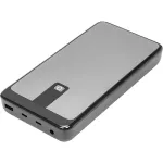 POWER PLANT, LLC i&scaron;orinė baterija 25200mAh, PD60W, QC3.0, 2x USB-C, USB-A, 10 adapterių