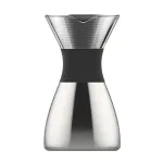 Asobu PourOver &scaron;alto virimo kavos aparatas juodas, sidabrinis
