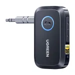 UGREEN Bluetooth 5.3 garso siųstuvas-imtuvas su LDAC, aptX HD, aptX Low Latency, 3,5 mm AUX/RCA/Optinis, USB-C, Multi-point, skirtas TV, PC, namų stereosistemoms, automobilio garsui (juodas)