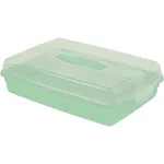 Curver stačiakampė torto transportavimo dėžė 45 x 29,5 x 11,1 cm &scaron;viesiai mėlyna