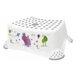 KEEEPER Tomek Hippo vaikų pakylėjimo laiptelis 40,5x28,5x14 cm Baltas