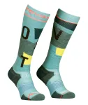 Ortovox Freeride Long Socks Cozy moteri&scaron;kos slidinėjimo kojinės - ice waterfall