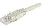 EXERTIS CONNECT Cat6 U/UTP komutacinis kabelis, RJ45, pilkas, 1,5 m, Snagless, varinis EXC240960