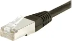 EXERTIS CONNECT Cat6 S/FTP komutacinis kabelis, 0,15 m, juodas 856816