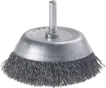 Wolfcraft puodelinis &scaron;epetys su 1/4 colio (6,3 mm) koto diametru, 50 mm &scaron;epečio diametras, gofruota plieninė viela 2106000
